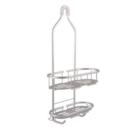 FURNORAMA Aluminum 2 Shelf Rustproof Shower Caddy FU598252